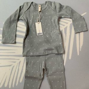 Q by Quincy Mae Dashed Rib Set, 12-18M